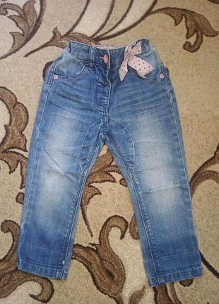 Джинси next на дівчинку 12-18 місяців