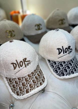 Крутая кепка теплая люкс в стиле dior👑👑👑4 фото