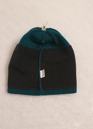 Стильная и теплая женская  шапка с натуральным бубоном6 фото