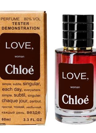 Chloe love tester lux, жіночий, 60 мл