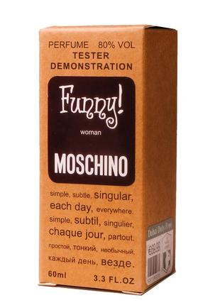 Moschino funny tester lux, женский, 60 мл3 фото