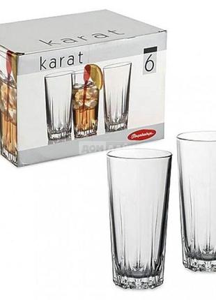 Набор высоких стаканов karat pasabahce2 фото