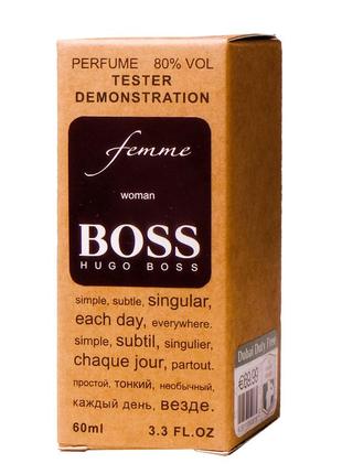 Hugo boss boss femme tester lux, жіночий, 60 мл5 фото