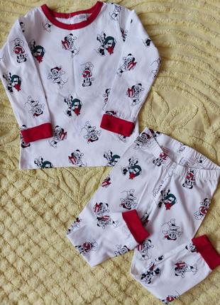 Новорічна піжама з мінні маус 2-3 роки
