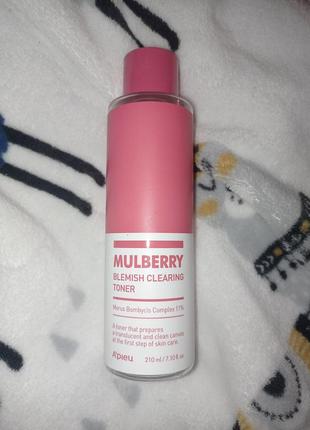 Mulberry blemish clearing toner тонер тоник a'pieu