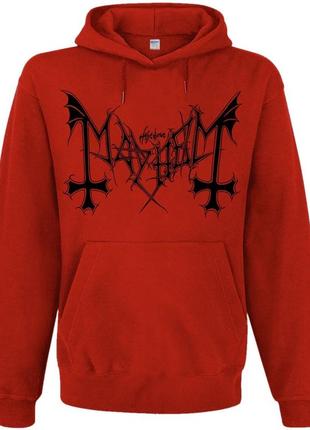 Худи mayhem "deathcrush" (red), размер m