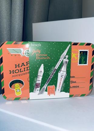 Benefit jolly brow bunch eyebrow gels and eyebrow pencil gift set олівець для брів, гель для брів1 фото