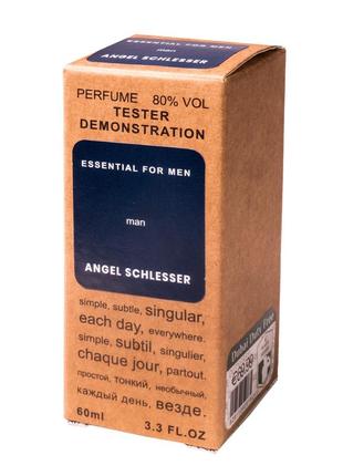 Angel schlesser essential for men tester lux, мужской, 60 мл5 фото