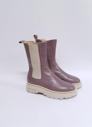 Чоботи броги ботінки черевикі чобітки фірми kelton італія нова колекція 2023 року1 фото