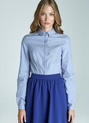Ніжно голуба красива рубашка eterna