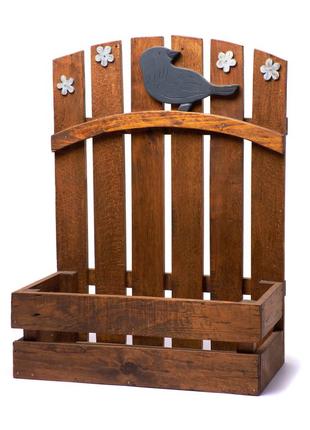 Ящик дерев'яний декоративний для квітів висота 57см