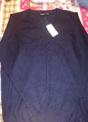 Темно синя кофта