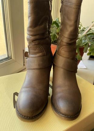 Сапожки зимні коричневі