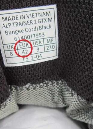 Трекінг туристичні черевики 42.5 salewa alp trainer 2 gtx m gore-tex3 фото