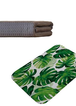 Набор банное полотенце 70*140 и коврик для ванны