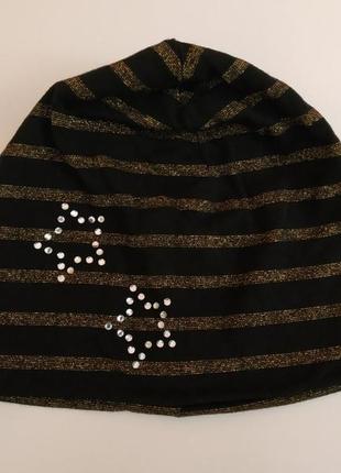 Стильна фінська шапочка зі стразами gun mothers