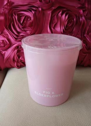 Аромосвеча, запах инжира и бузини, подарок, новый год, день рождения