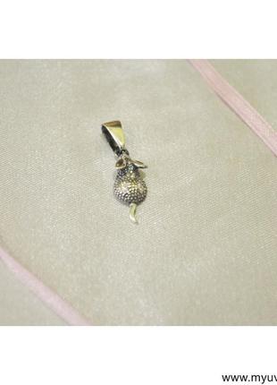 Срібна підвіска мишка зі срібла 925 проби, магазин myuvelir 3