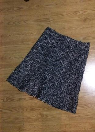 Тёплая юбка шерсть