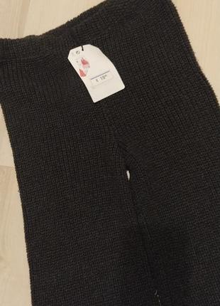 Новые,вяаные свободные штаны  брюки zara girl 8 лет