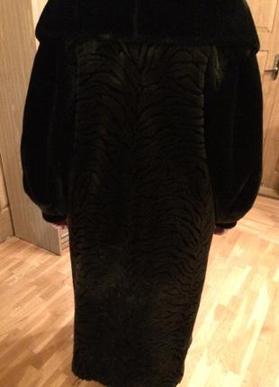 Шуба штучна великого розміру