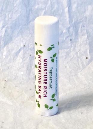 Новинка від jersey shore cosmetics натуральний зволожуючий бальзам для губ м'ята перцева