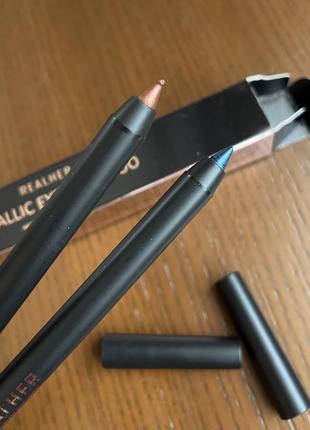 Стійкі олівці realher metallic eyeliner duo