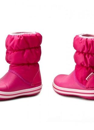 Чоботи крокс crocs puff boot kids, c12, c13, j2, j31 фото