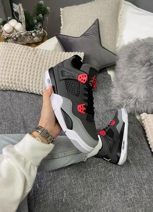 Кросівки nike air jordan 4 retro infrared