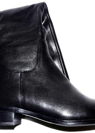 Новые сапоги женские зимние кожаные черные berkonty со скидкой3 фото