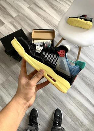 Air jordan 4 retro union off noir