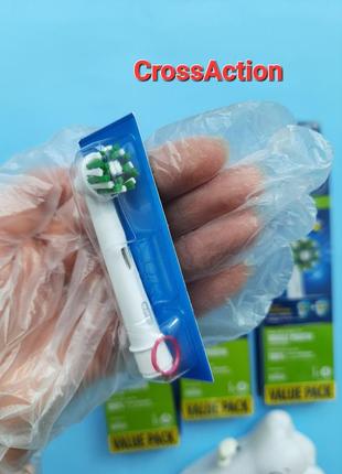 Oral-b crossaction! сменные насадки! оригинальные! набор 8шт.!4 фото