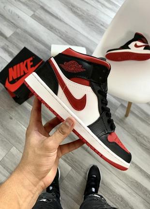 👑 nike air jordan retro 1 red4 фото