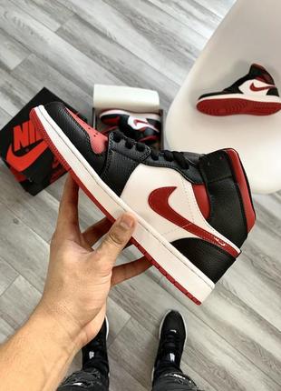 👑 nike air jordan retro 1 red6 фото