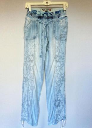 Суперцена. летние джинсы, вышивка. новые, р. 25-291 фото