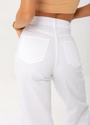 Рвані джинси з дірками білі3 фото