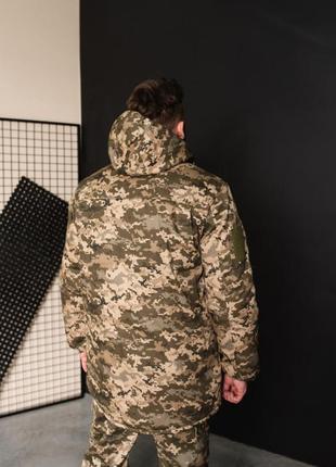 Куртка-бушлат військова чоловіча тактична зсу піксель5 фото
