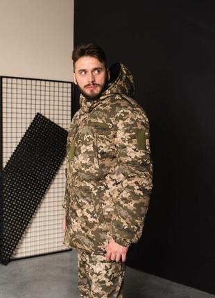 Куртка-бушлат військова чоловіча тактична зсу піксель3 фото