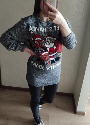 Новорічний трендовий светр унісекс9 фото