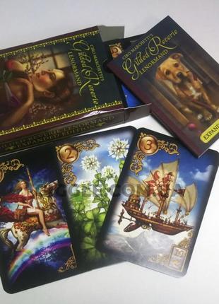 Гадальні карти таро - золоті мрії ленорман, gilded reverie lenormand (софія)