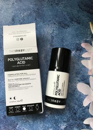 Зволожуюча сироватка the inkey list polyglutamic acid serum 30 ml1 фото