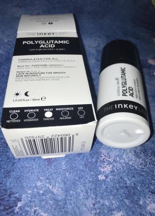 Зволожуюча сироватка the inkey list polyglutamic acid serum 30 ml2 фото