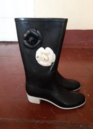 Резиновые сапожки chanel