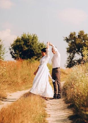 Вишита лляна сукня «елельвіка»4 фото