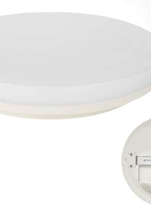 Світильник накладний led 20 w 6400 k 1700 lm 170-265v d-280*h49м ip54 швидше. підкл. білий кругл./1/10