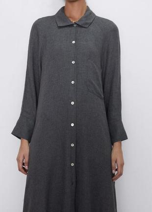 Zara сукня -  рубашка 10-12 р4 фото