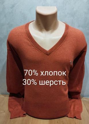 Розкішний светер (100% вовна) gant р.xxl