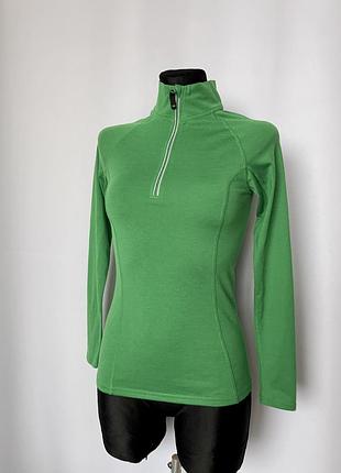 Термобелье термо кофта лонгслив нижний слой базовый на молнии полиэстер с шерстью