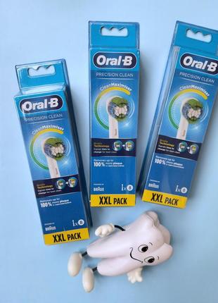 Oral-b precision clean! змінні насадки! оригінальні! набір 8шт!