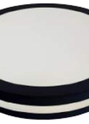 Світильник накладний led 30 w 6400 k 2700 lm 170-265v d-300*h55 мм ip65 чорний кругл./1/10